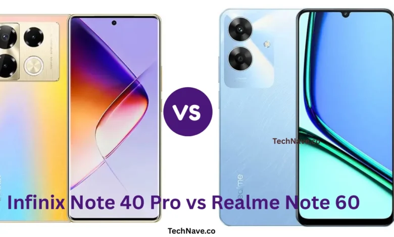 Infinix Note 40 Pro vs Realme Note 60