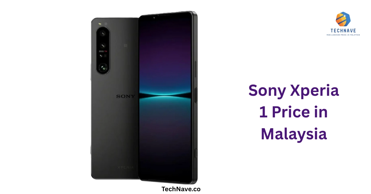 Sony Xperia 1 Price in Malaysia